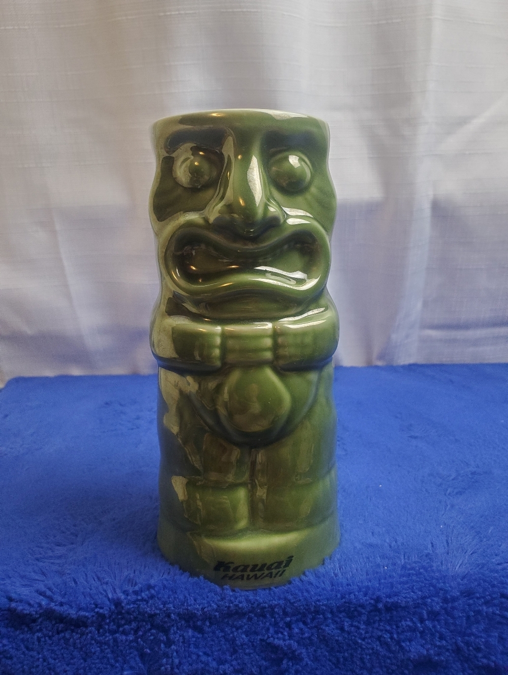 VTG Chiki Tiki Mug Kauai Hawaii Ceramic American Gift Corp Approximately 6" Tall